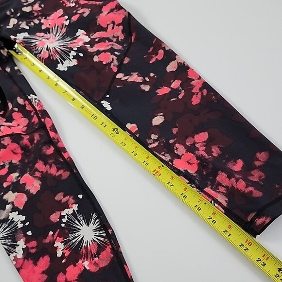 Sweaty Betty The Power Black Pink Firework Stretch Legging 22" Inseam Sz S - Picture 16 of 16